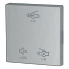 EATON - Wippe 1f, Silber matt, Wassermelder