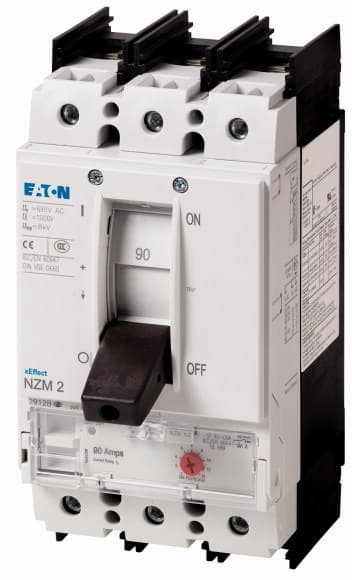 EATON - Leistungsschalter, 3p, 90A, Rahmenklemmen