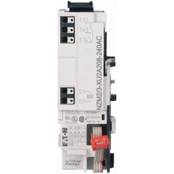 EATON - Unterspannungsauslöser für NZM2/3, konfigurierbare Relais, 2NO, 24DC, Push-In Klemmen