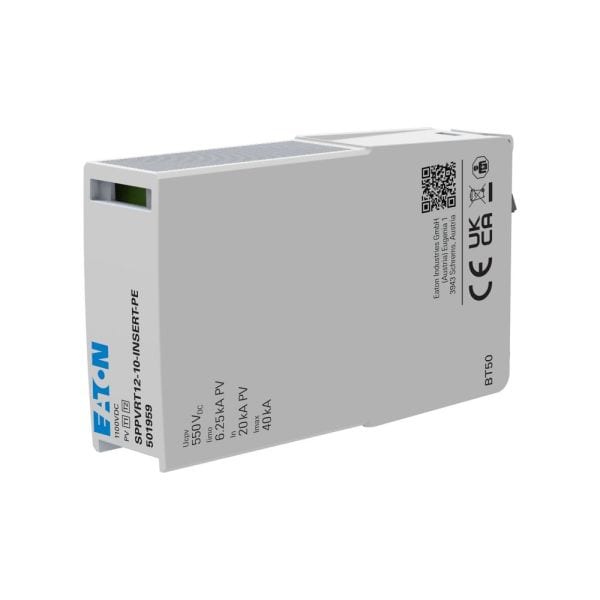 EATON - Blitzstrom- / Überspannungsableiter, PE Einsatz steckbar 1000VDC, T12