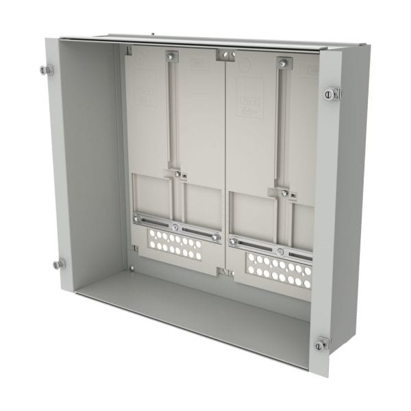 EATON - ProfiSNAP Zählerwanne bestückt mit 2 Zählerplatten für MSW H x B = 425 x 600 mm