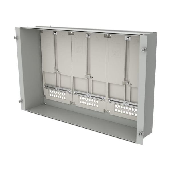 EATON - ProfiSNAP Zählerwanne bestückt mit 3 Zählerplatten für MSW H x B = 425 x 800 mm