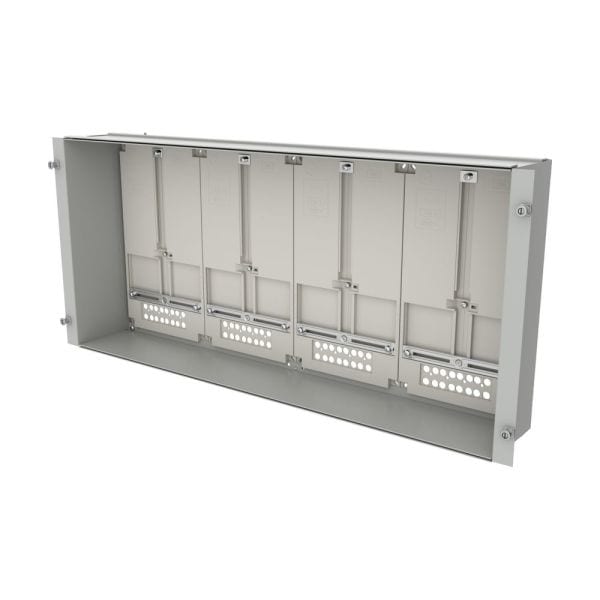 EATON - ProfiSNAP Zählerwanne bestückt mit 3 Zählerplatten für MSW H x B = 400 x 1000 mm