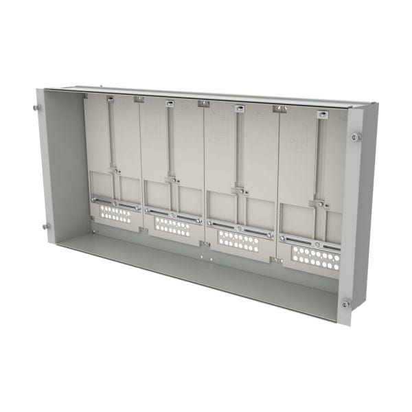 EATON - ProfiSNAP Zählerwanne bestückt mit 4 Zählerplatten für MSW H x B = 425 x 1000 mm