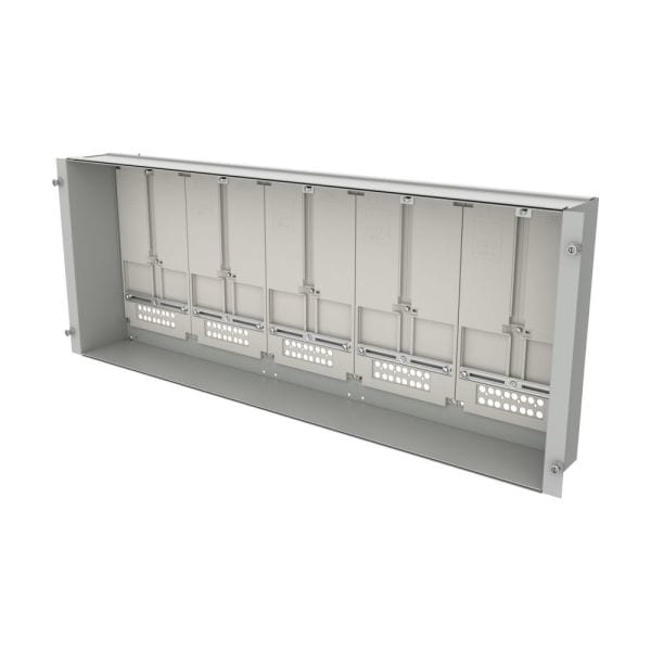 EATON - ProfiSNAP Zählerwanne bestückt mit 5 Zählerplatten für MSW H x B = 425 x 1200 mm