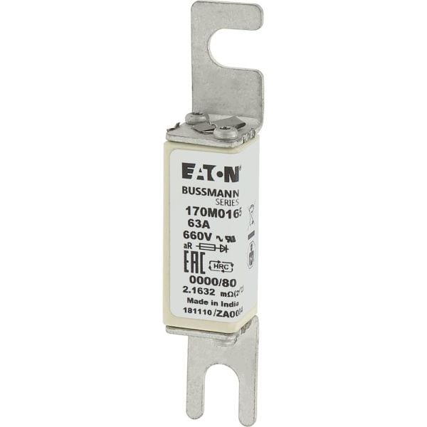 EATON - FUSE 63A 660V 0000/80 AR UR