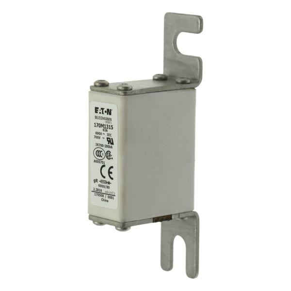 EATON - 63A 690V IEC gR 000U/80 SQUARE BODY FUSE