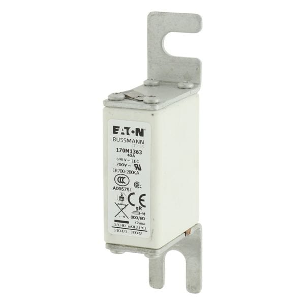 EATON - 40A 690V IEC gR 000/80 SQ.BODY IND. FUSE