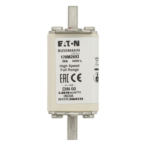 EATON - 20A 690V 00 gR DIN43620 INDICATOR FUSE