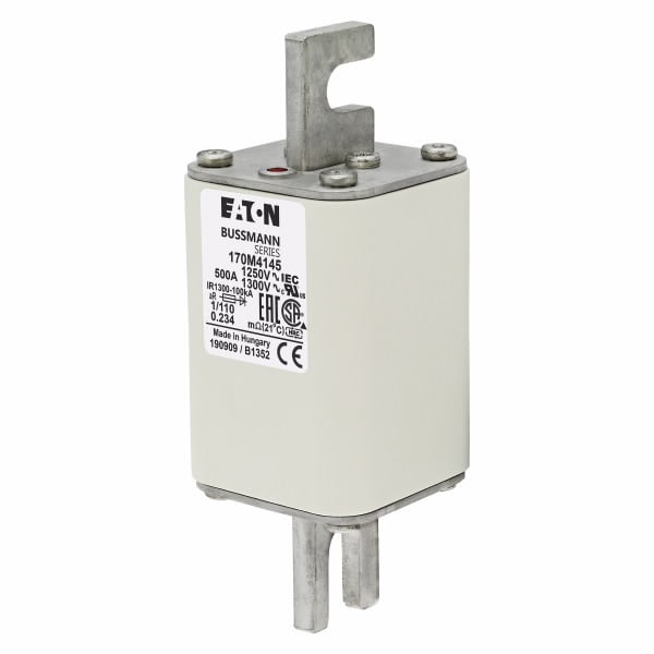 EATON - Sicherungseinsatz, superflink, 500A, AC1250V, Größe1, 53x66x138 mm, aR, DIN, IEC