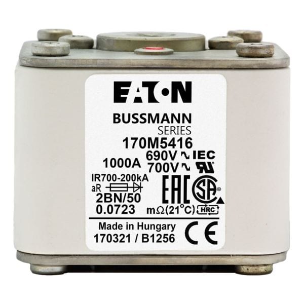 EATON - SICHERUNG 1000A 690V 2BN/50 AR UC