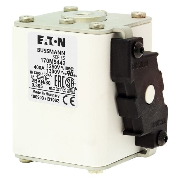 EATON - FUSE 400A 1250V 2BKN/80 AR CU