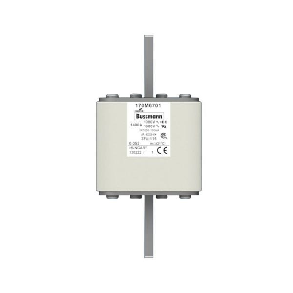 EATON - FUSE 1250A 1000V 3FU/115 AR CU