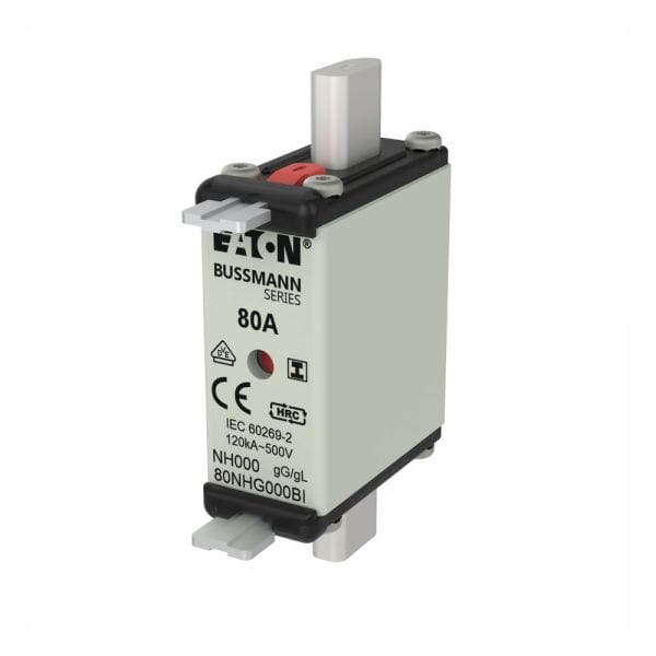 EATON - NH-SICHERUNG 80 A 500 V GRÖSSE 000 GG IM