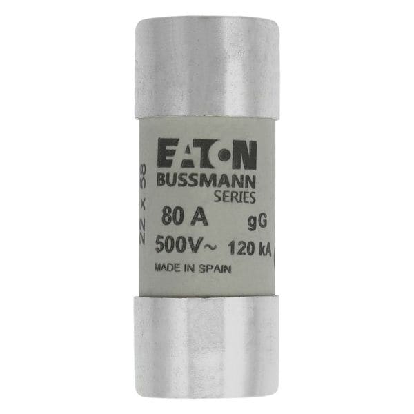 EATON - Zylindersicherung 22.2x58 80A GG 500V AC