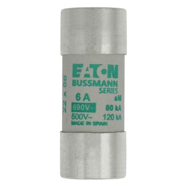 EATON - Zylindersicherung 22 x 58 6A AM 690V AC