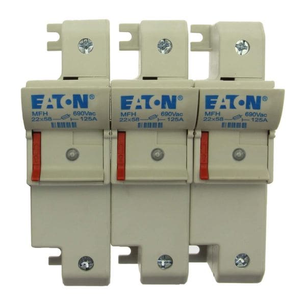 EATON - 3P+N 22x58  Neon Indicator Fuse Holder