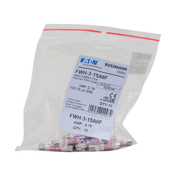 EATON - 3.15A 500V AC UL 6 X 32mm SICHERUNG