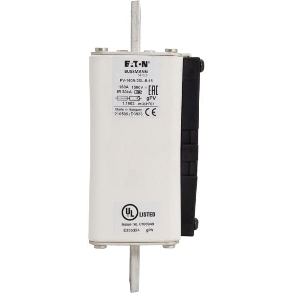 EATON - FUSE 160A 1500V 2XL PV BOLT-IN VER