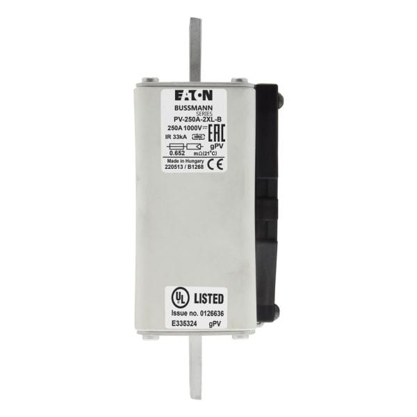 EATON - FUSE 250A 1000V 2XL PV BOLT-IN VER