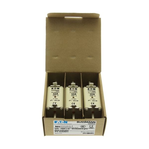 EATON - FUSE 32A 1000V DC PV SIZE 1 DUAL IND