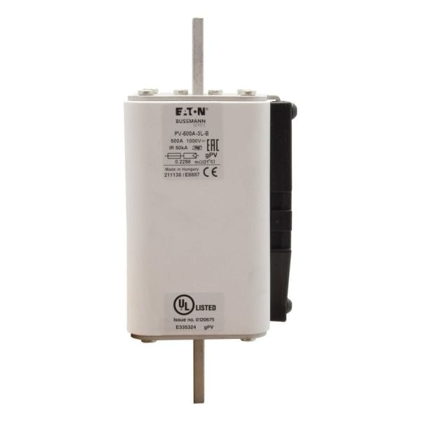 EATON - FUSE 500A 1000V 3L PV BOLT-IN VER
