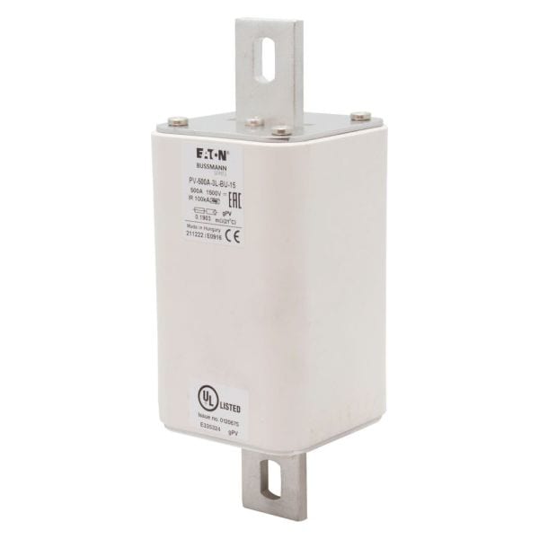 EATON - FUSE 500A 1500V 3L PV BOLT-IN VER NO IND