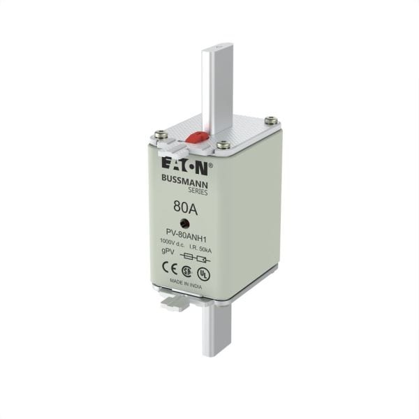 EATON - FUSE 80A 1000V DC PV SIZE 1 DUAL IND