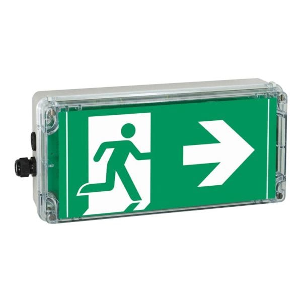 EATON - EXIT2 V-CG-S (ARROW 9clock)ISO7010