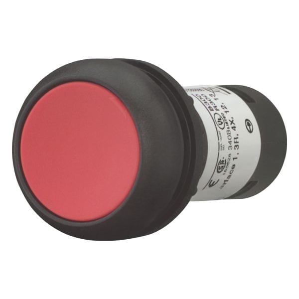 EATON - Drucktaste flach, 1Ö, rot