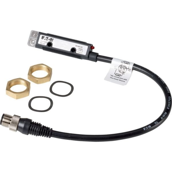EATON - Reflexlichttaster, Sn=150mm, 4L, 10-30VDC, NPN, PNP, M18, Kunststoff, M12