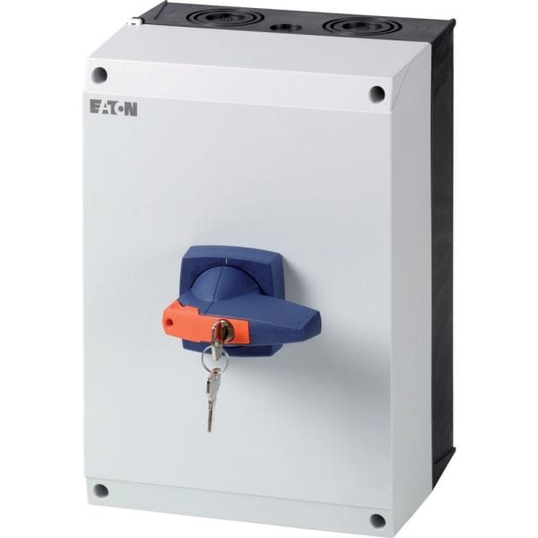 EATON - Hauptschalter 3P+N, Aufbau, Zylinderschl