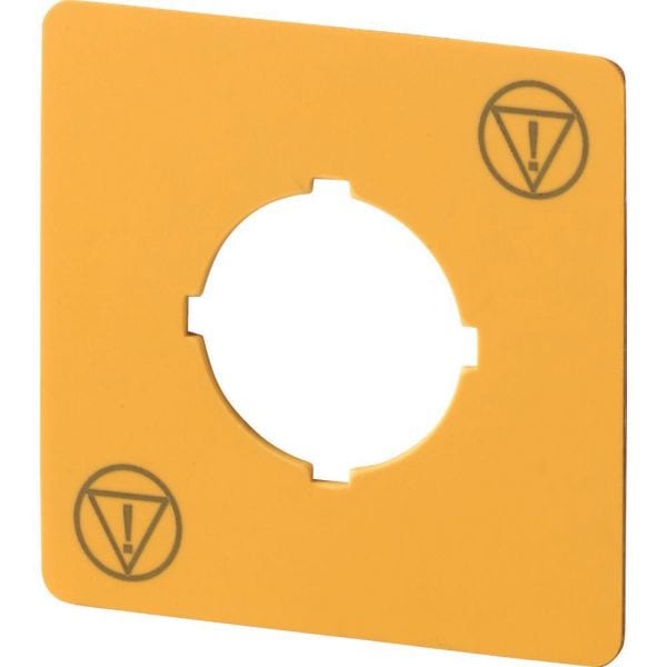 EATON - Not-Halt Schild mit Norm Symbol