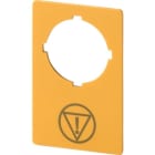 EATON - Not-Halt Schild mit Norm Symbol