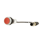 EATON - Drucktaste flach, 1Oe, rot, 1m, M12A