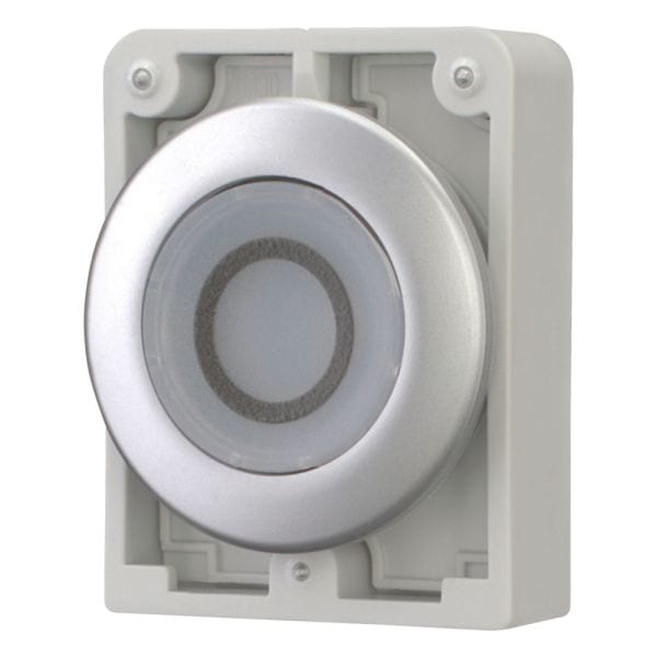 EATON - Leuchtdrucktaste 30mm flach, weiss ''O''