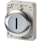 EATON - Leuchtdrucktaste 30mm flach, weiss ''I''