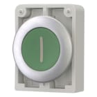 EATON - Drucktaste, 30mm flach, gruen,rastend''I''