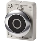 EATON - Drucktaste, 30mm flach, schwarz, ''O''