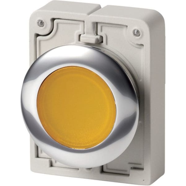EATON - Leuchtdrucktaste 30mm flach,rastend gelb