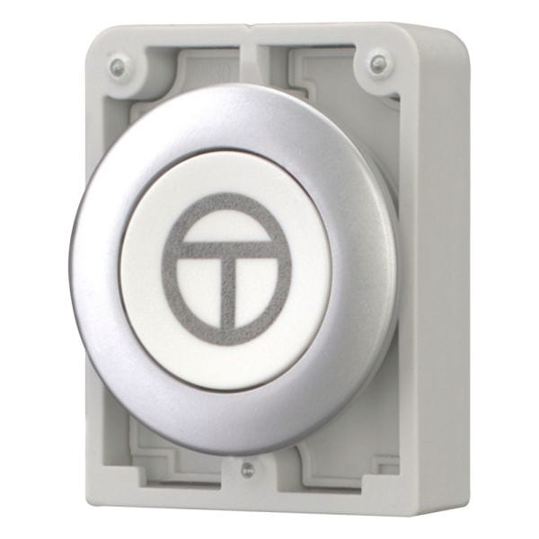 EATON - Drucktaste, 30mm flach, weiss X11