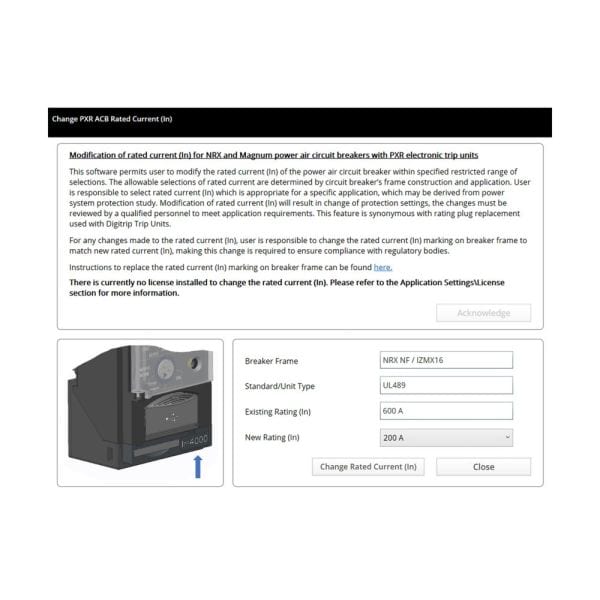 EATON - Nennstromstecker Programmierung IEC