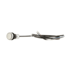 EATON - Drucktaste flach,rst,1S,weiß,3,5m,offen