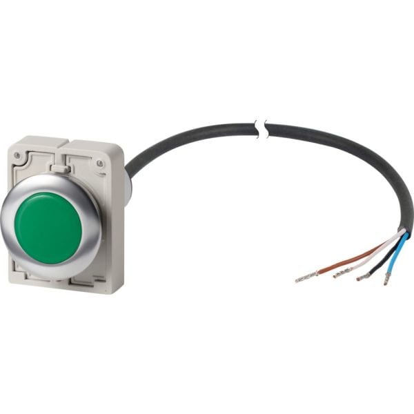 EATON - Leuchtmelder flat,30mm,24V,grün,1m,offen