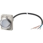 EATON - Drucktaste 30mm,rst,1S,weiss,1m,offen
