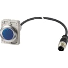EATON - Leuchtmelder flat,30mm,24V, blau,1m,M12A