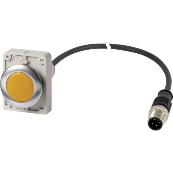 EATON - Leuchtmelder flat,30mm,24V,gelb,1m,M12A
