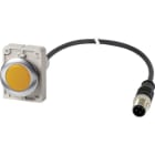 EATON - Leuchtmelder flat,30mm,24V,gelb,1m,M12A