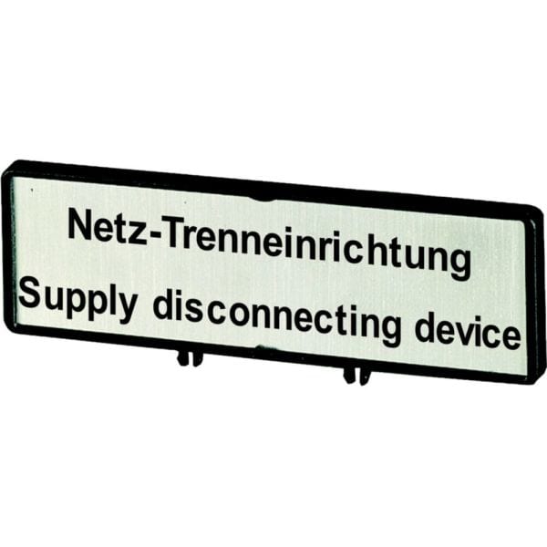 EATON - Zusatzfrontschild, (DE/EN)