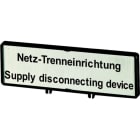 EATON - Zusatzfrontschild, (DE/EN)